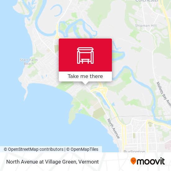 North Avenue at Village Green map
