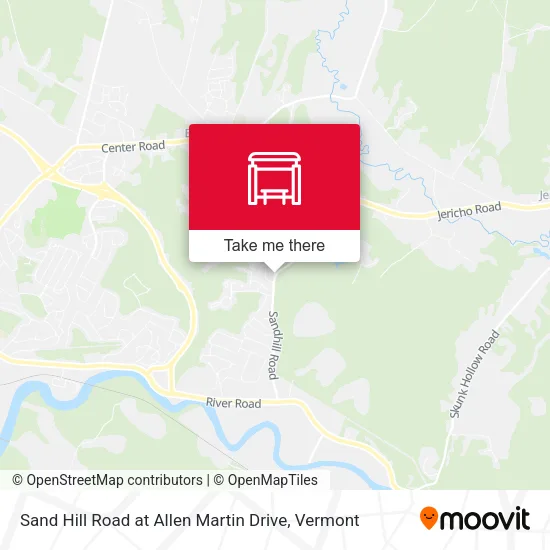 Mapa de Sand Hill Road at Allen Martin Drive