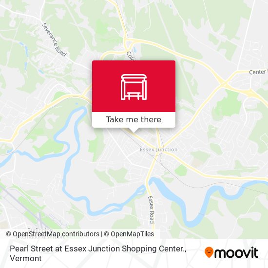 Pearl Street at Essex Junction Shopping Center. map