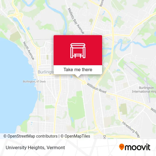 University Heights map