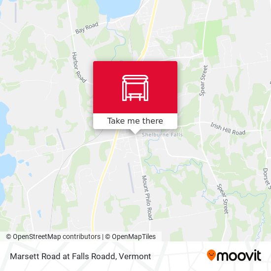 Mapa de Marsett Road at Falls Roadd