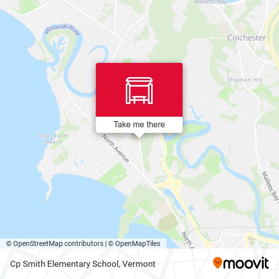 Cp Smith Elementary School map