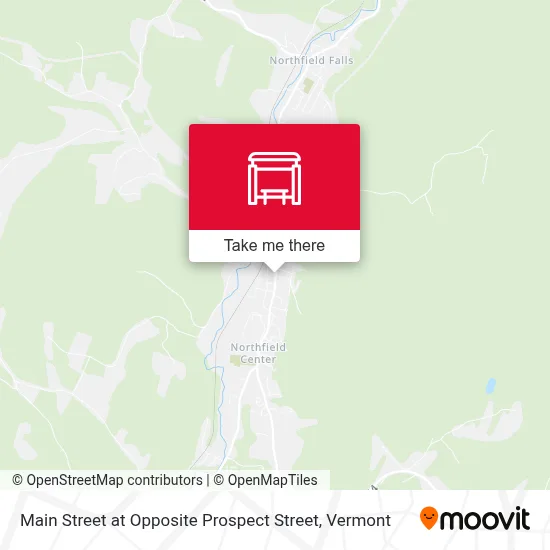 Main Street at Opposite Prospect Street map