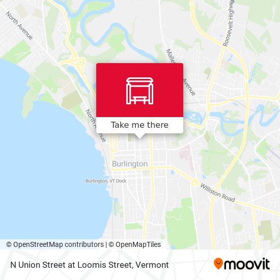 Mapa de N Union Street at Loomis Street