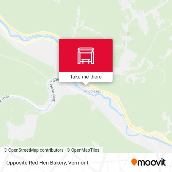 Opposite Red Hen Bakery map