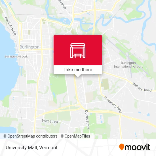 University Mall map