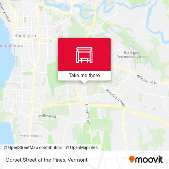 Dorset Street at the Pines map