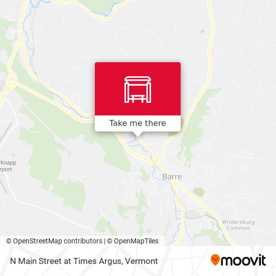 Mapa de N Main Street at Times Argus