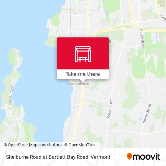 Mapa de Shelburne Road at Bartlett Bay Road