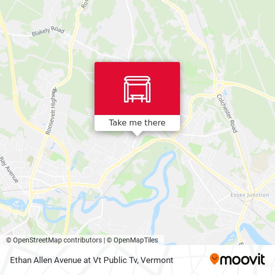 Mapa de Ethan Allen Avenue at Vt Public Tv