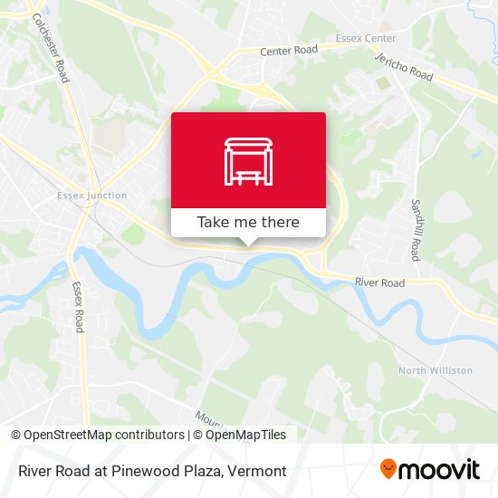 River Road at Pinewood Plaza map