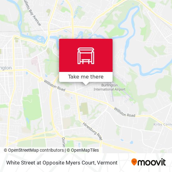 White Street at Opposite Myers Court map