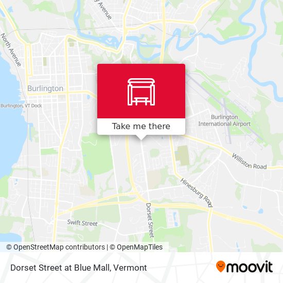 Dorset Street at Blue Mall map