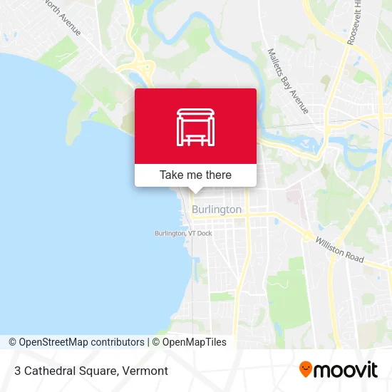 3 Cathedral Square map