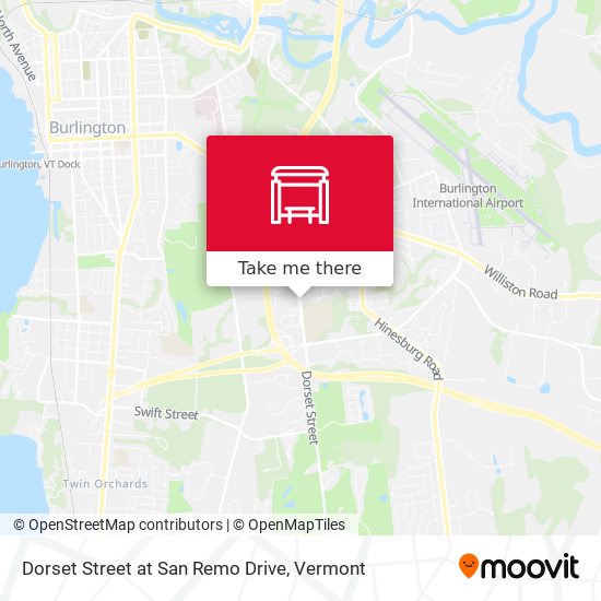 Dorset Street at San Remo Drive map