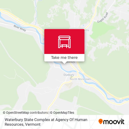 Mapa de Waterbury State Complex at Agency Of Human Resources