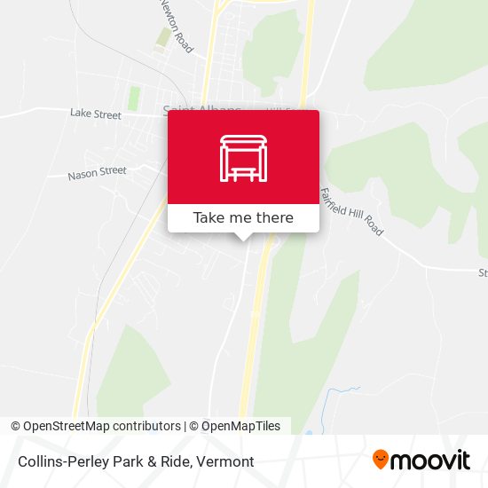 Collins-Perley Park & Ride map