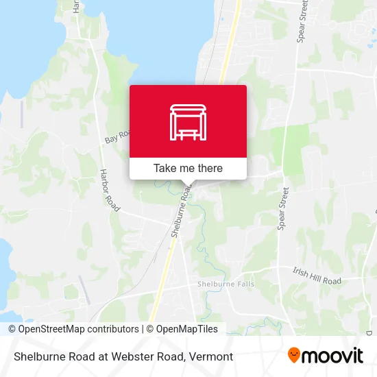Mapa de Shelburne Road at Webster Road