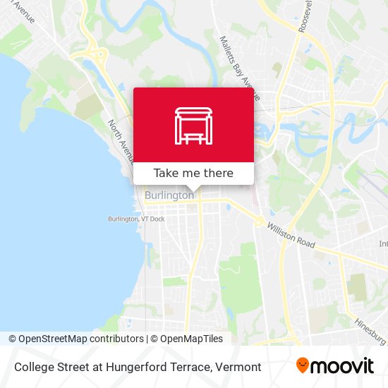 College Street at Hungerford Terrace map