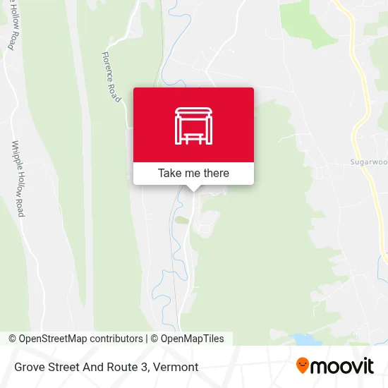 Grove Street And Route 3 map