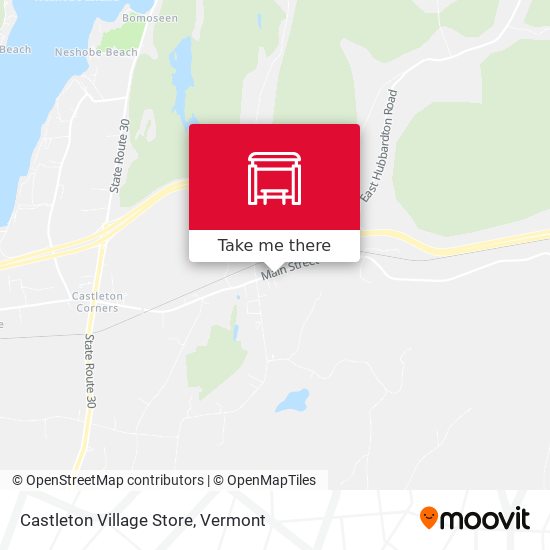 Mapa de Castleton Village Store