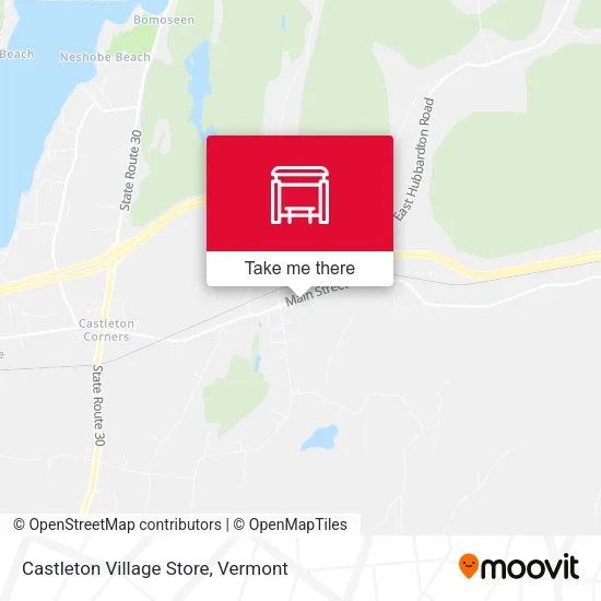 Castleton Village Store map