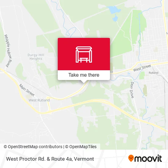 Mapa de West Proctor Rd. & Route 4a
