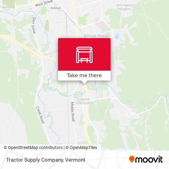 Tractor Supply Company map