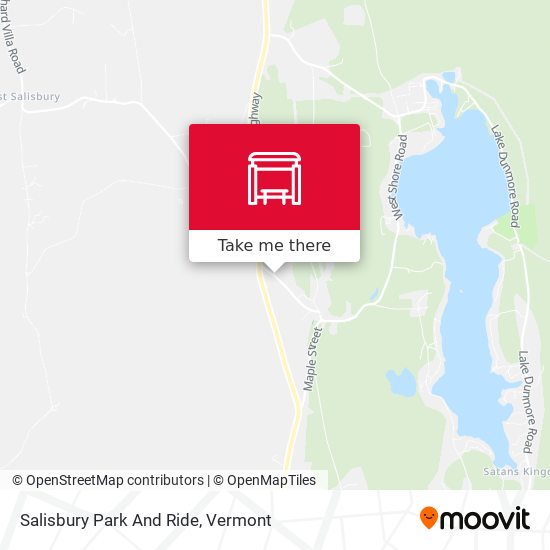 Mapa de Salisbury Park And Ride