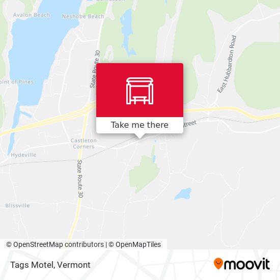 Tags Motel map