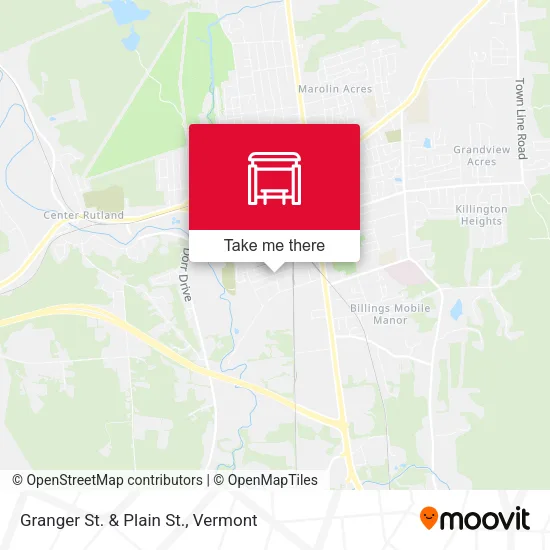 Granger St. & Plain St. map