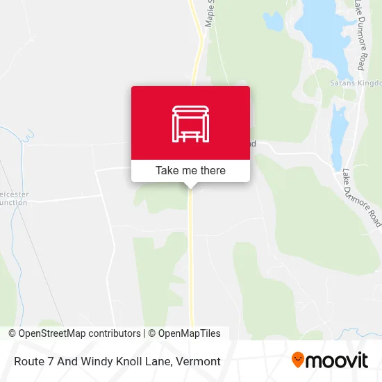 Route 7 And Windy Knoll Lane map