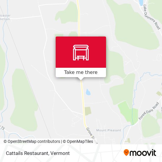 Cattails Restaurant map