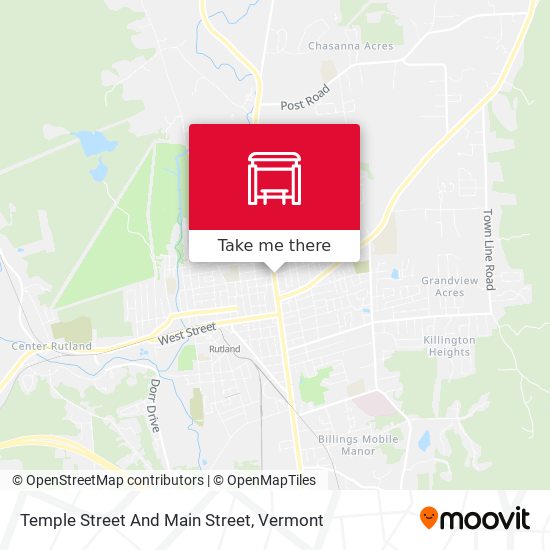 Mapa de Temple Street And Main Street