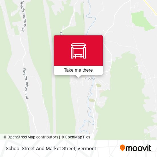 School Street And Market Street map