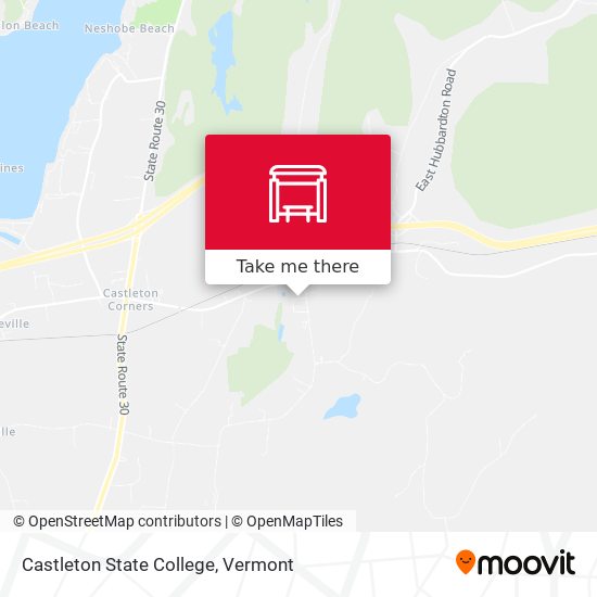 Castleton State College map