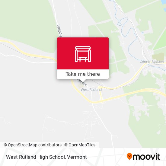 West Rutland High School map