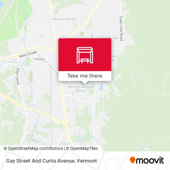 Mapa de Gay Street And Curtis Avenue