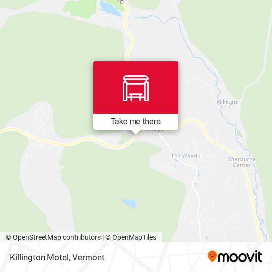 Mapa de Killington Motel