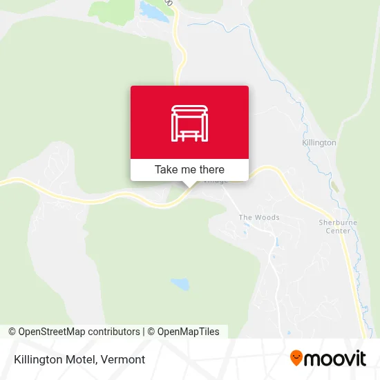 Killington Motel map