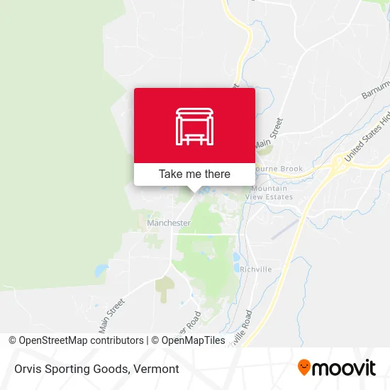 Orvis Sporting Goods map
