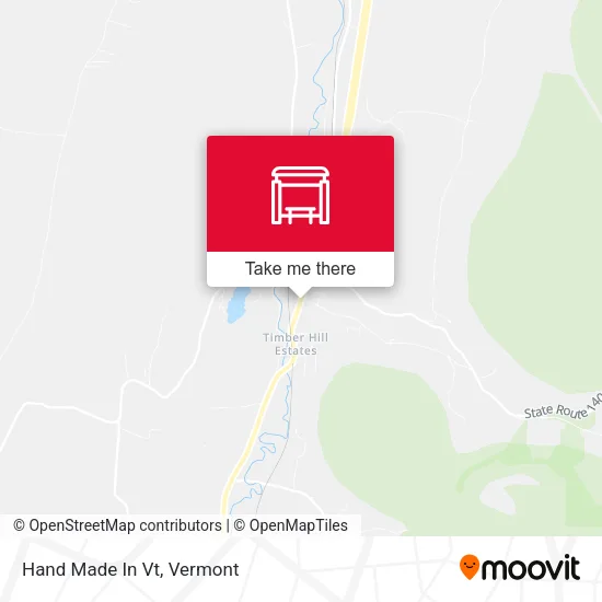 Hand Made In Vt map