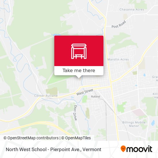 Mapa de North West School - Pierpoint Ave.