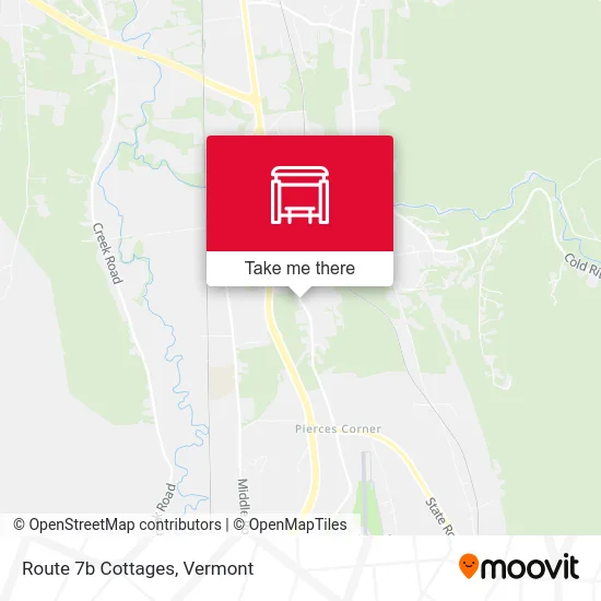 Route 7b Cottages map