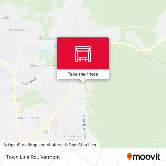 Town Line Rd. map