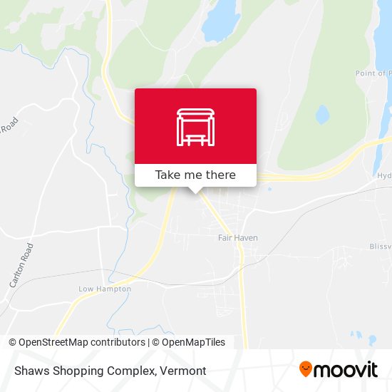 Mapa de Shaws Shopping Complex