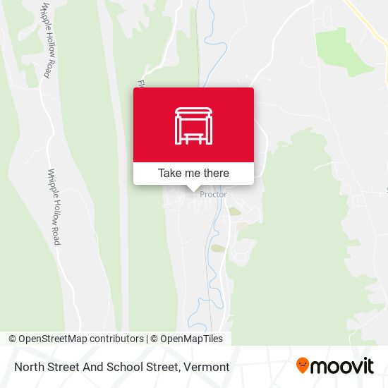 North Street And School Street map