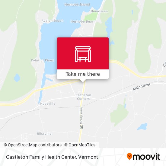 Castleton Family Health Center map