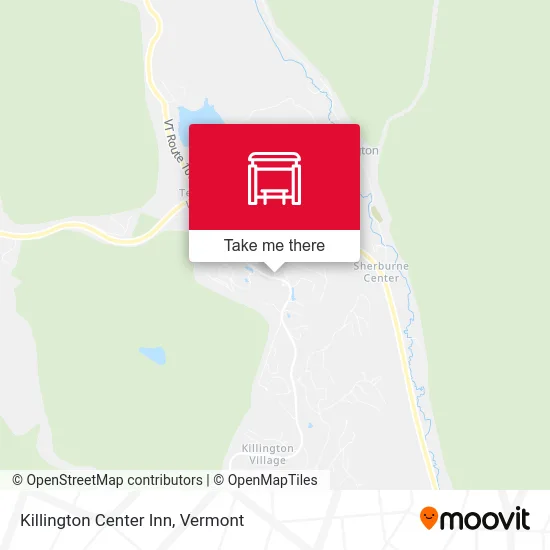 Killington Center Inn map