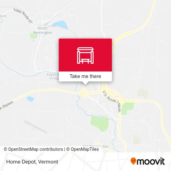 Home Depot map